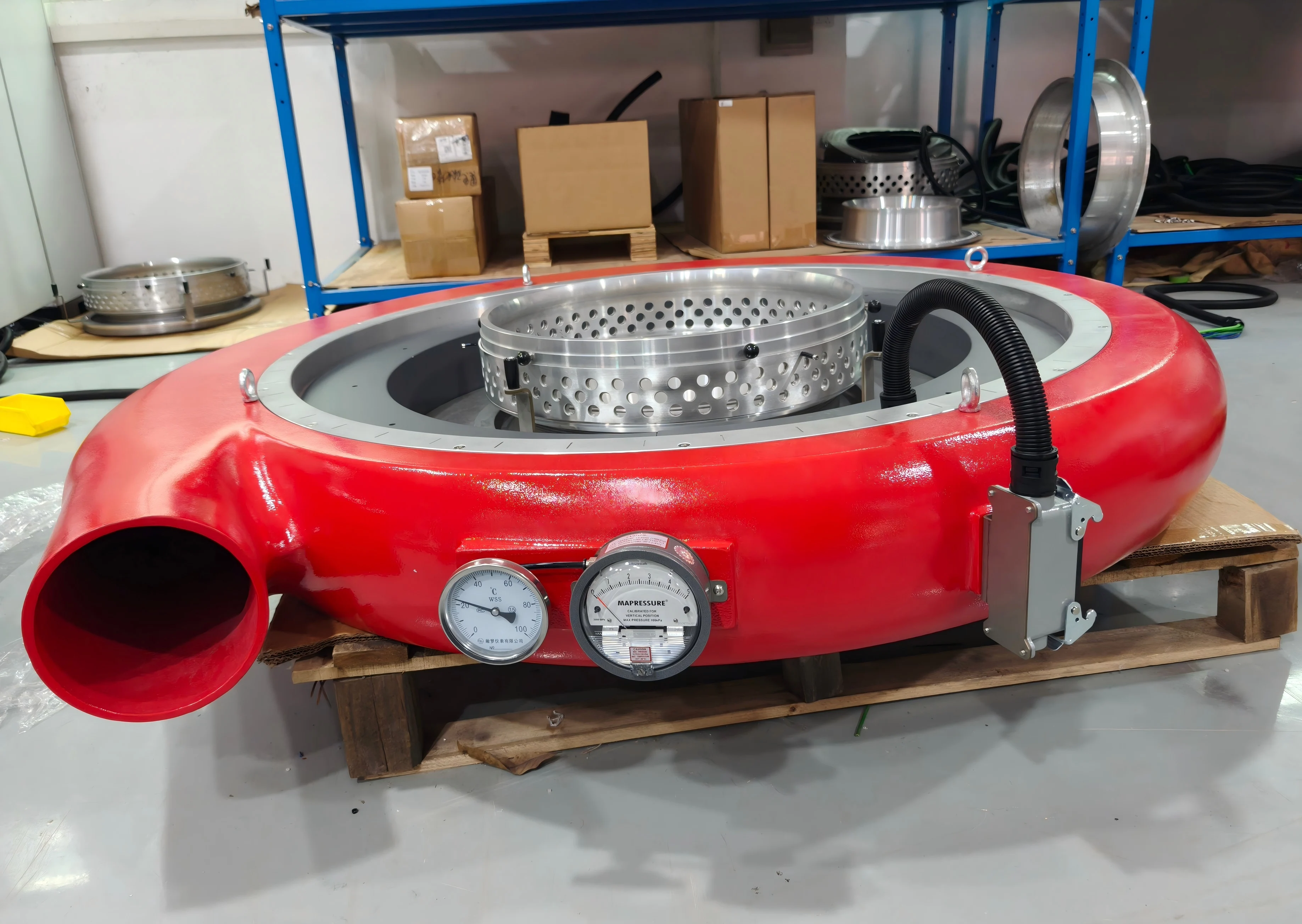 Automatischer Profil-Luftring / Kühlring mit Profilsteuerungssystem, Luftvolumen, automatischer Luftring /