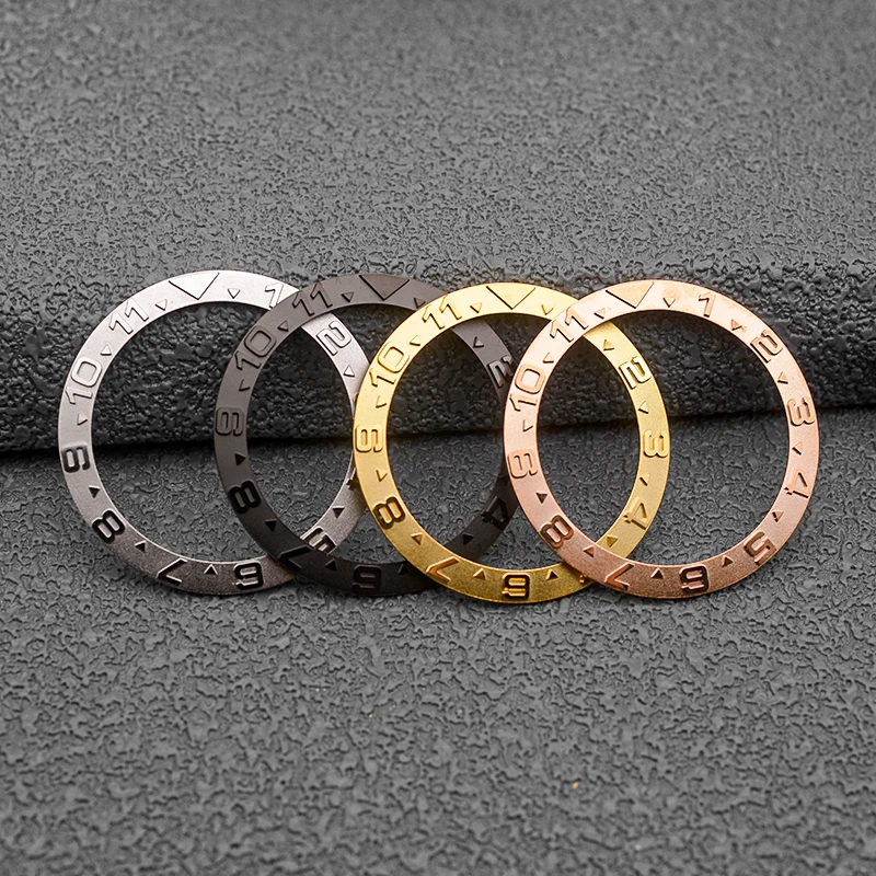 Seiko 38mmセラミックベゼルinsert for skx007 skx009 skx011 srpd nh35ウォッチケースメンズダイビング時計交換用アクセサリー