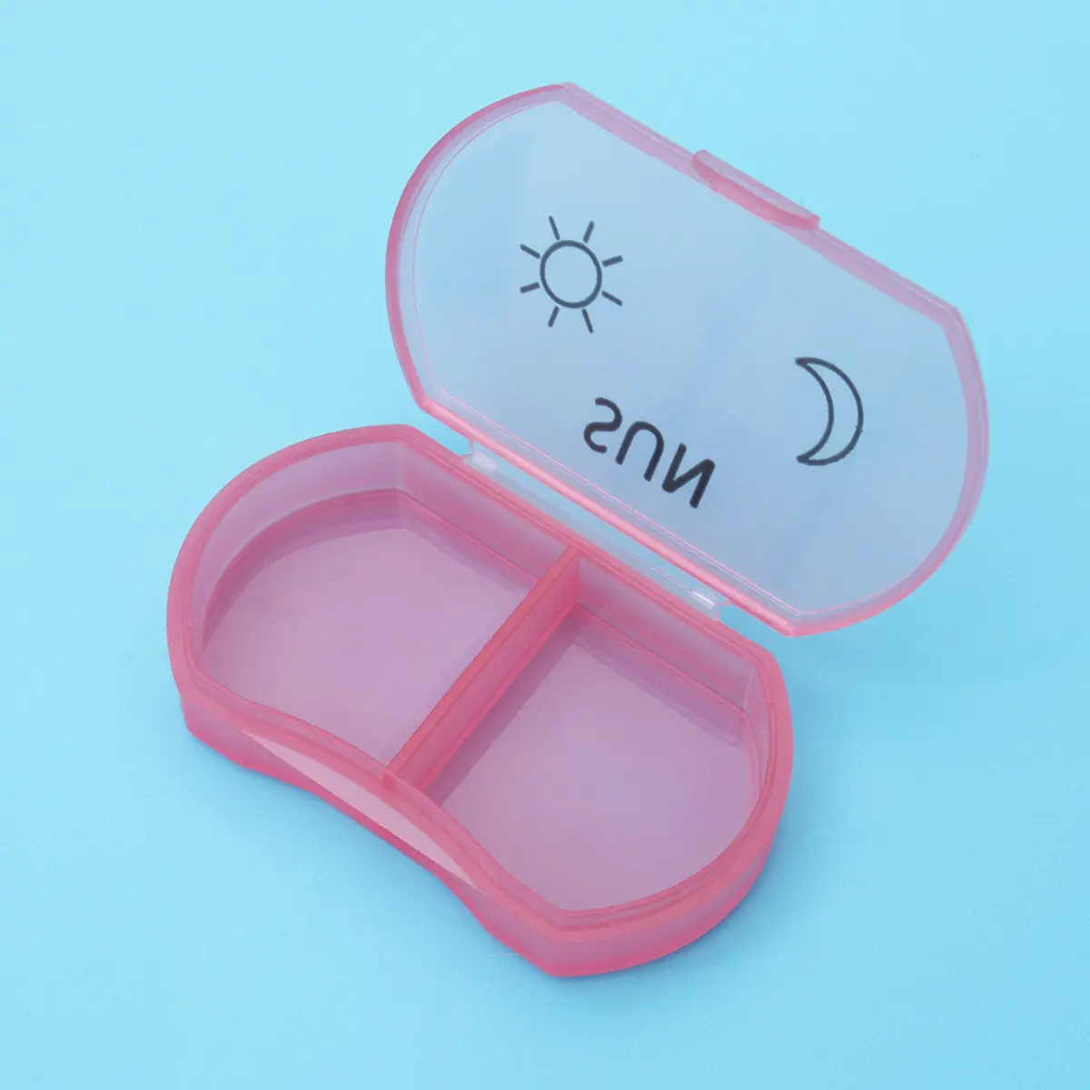 

Еженедельный органайзер для таблеток на 7 дней, 14 отделений, контейнер для хранения лекарств, с маркировкой для дня и ночи, портативный, удобный для путешествий, без запаха