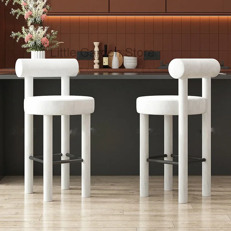 

Modern Design Chairs Beauty Salon Chair Wooden Gaming Kitchen Stool Bar Furniture Luxury Cafe Banks Tabouret Stools Comfortable