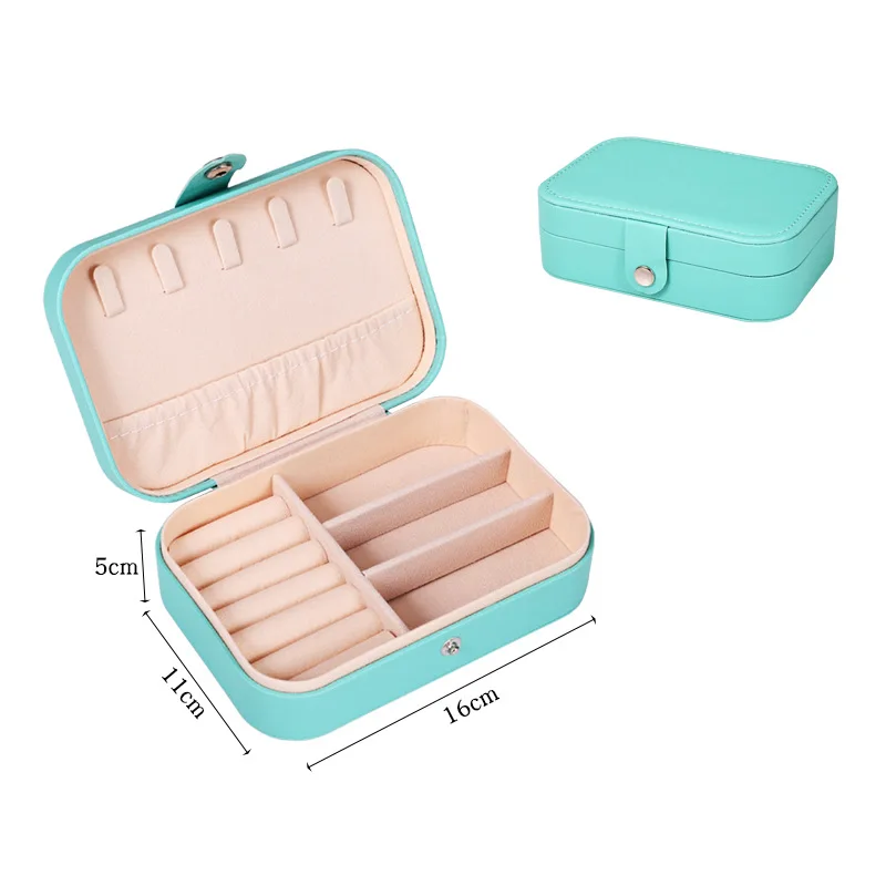 Juelee Portable Jewelry Box Leather 6
