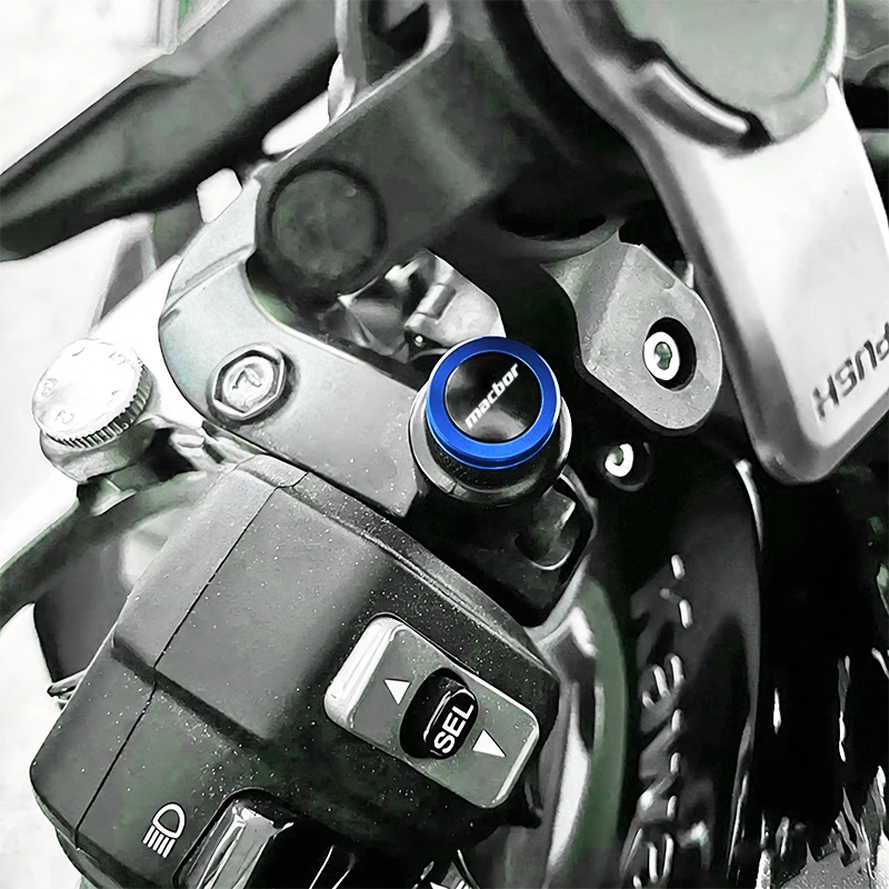 

For Macbor Montana XR1 XR5 500 Rockster 400 flat 12 Accessories Motorcycle M10*1.25 Aluminum Screws Bolts Mirror Hole Plugs Cap