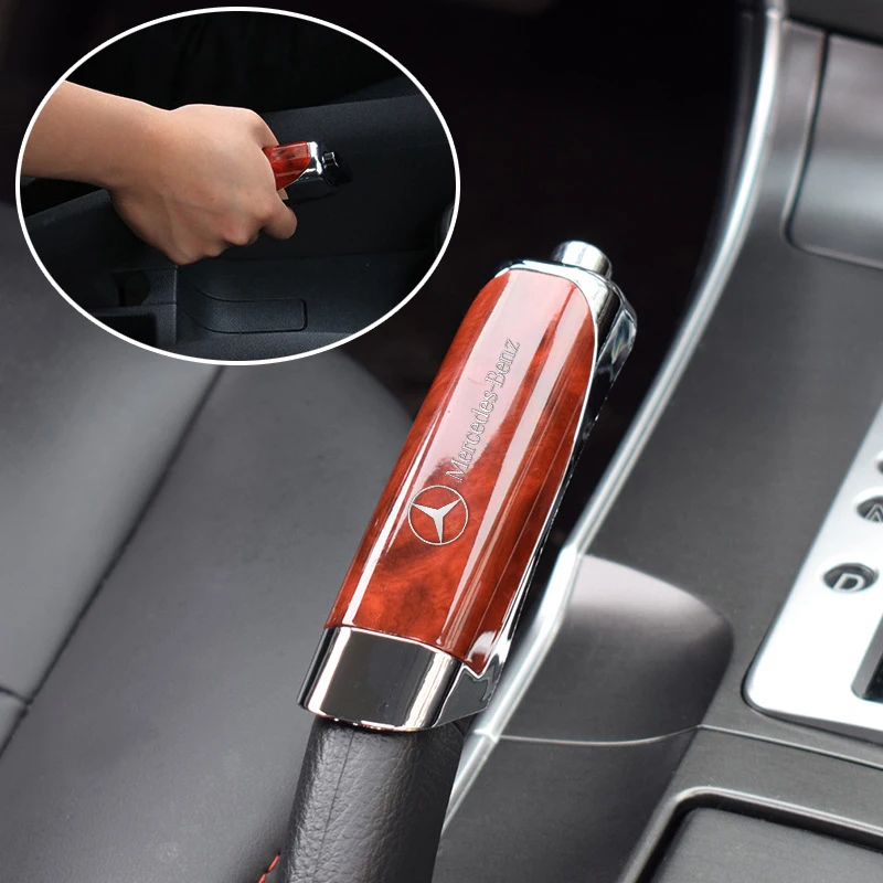 ABS Car Hand Brake Cover Handbrake Grips Protection Cover For Mercedes Benz W176 W204 W203 W205 W212 W211 W124 W210 CLA CLK GLK