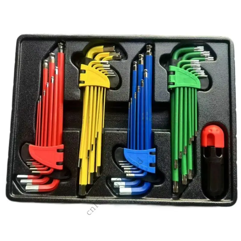 

Hexagon Wrench Hexagon Wrench Set Small Flat Appearance Hexagon Spanner with Ergonomic Handle Accessories P9YB