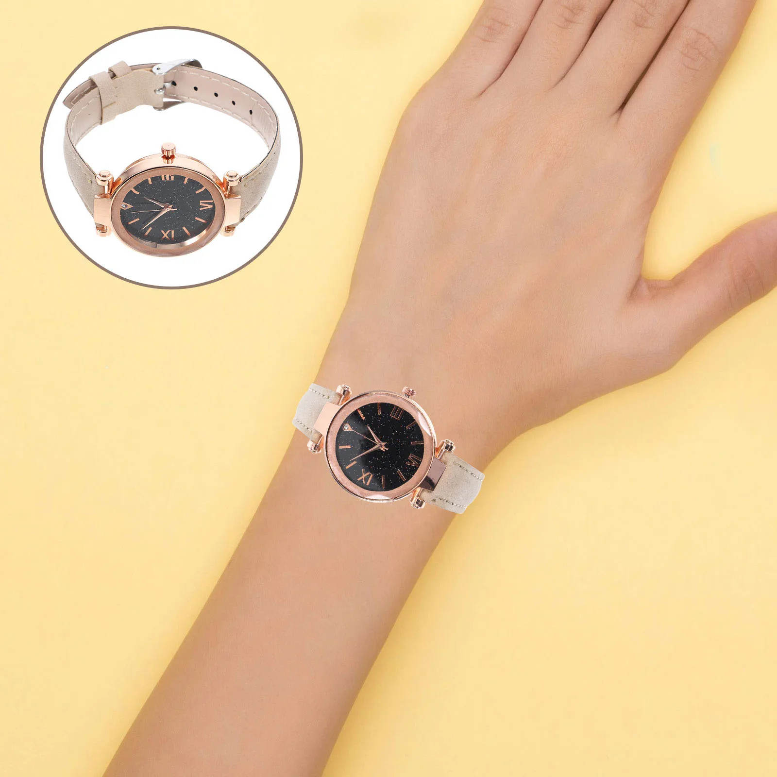 Светящиеся кварцевые часы, женские модные женские наручные часы, повседневные часы для вечеринок, маленький циферблат, регулируемый, удобный