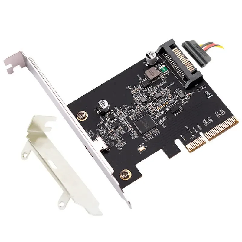 Desktop PCIe to TypeC USB3.2Gen2×2 20Gbps no-drive Expansion Adapter card ASM3242