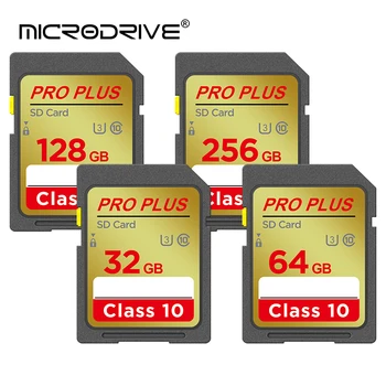 울트라 오리지널 SD 카드, 32GB SDHC 64GB 128GB 256GB SDXC Class10 메모리 카드, C10 USH-1 카메라 자동차 DV SLR 지원  Best5