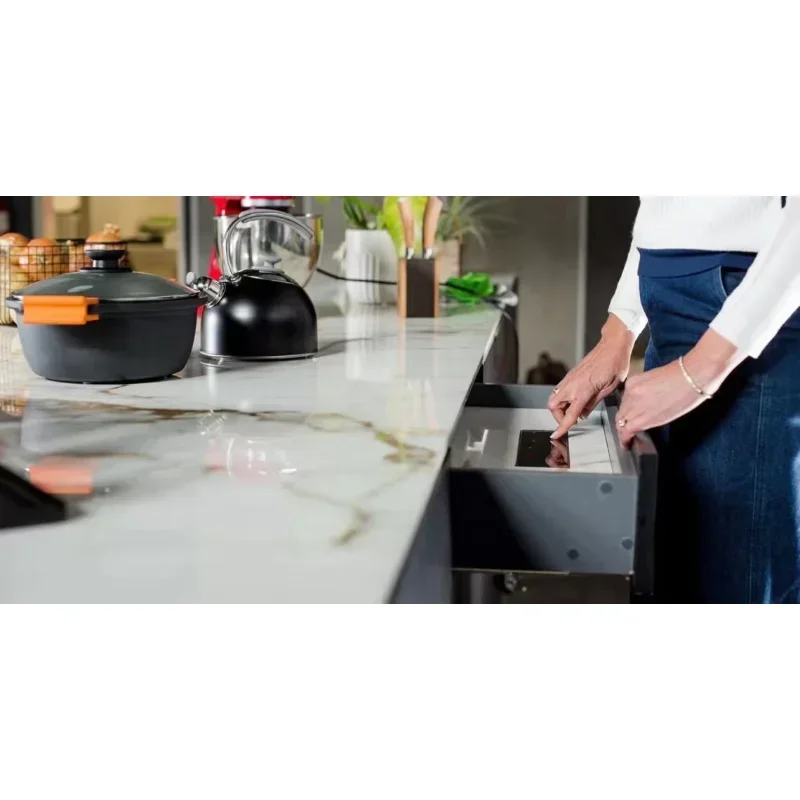 Скрытая индукционная варочная панель, невидимая, встроенная, магнитная, под гранитом, керамическая плита, варочная панель, коммерческая индукционная плита