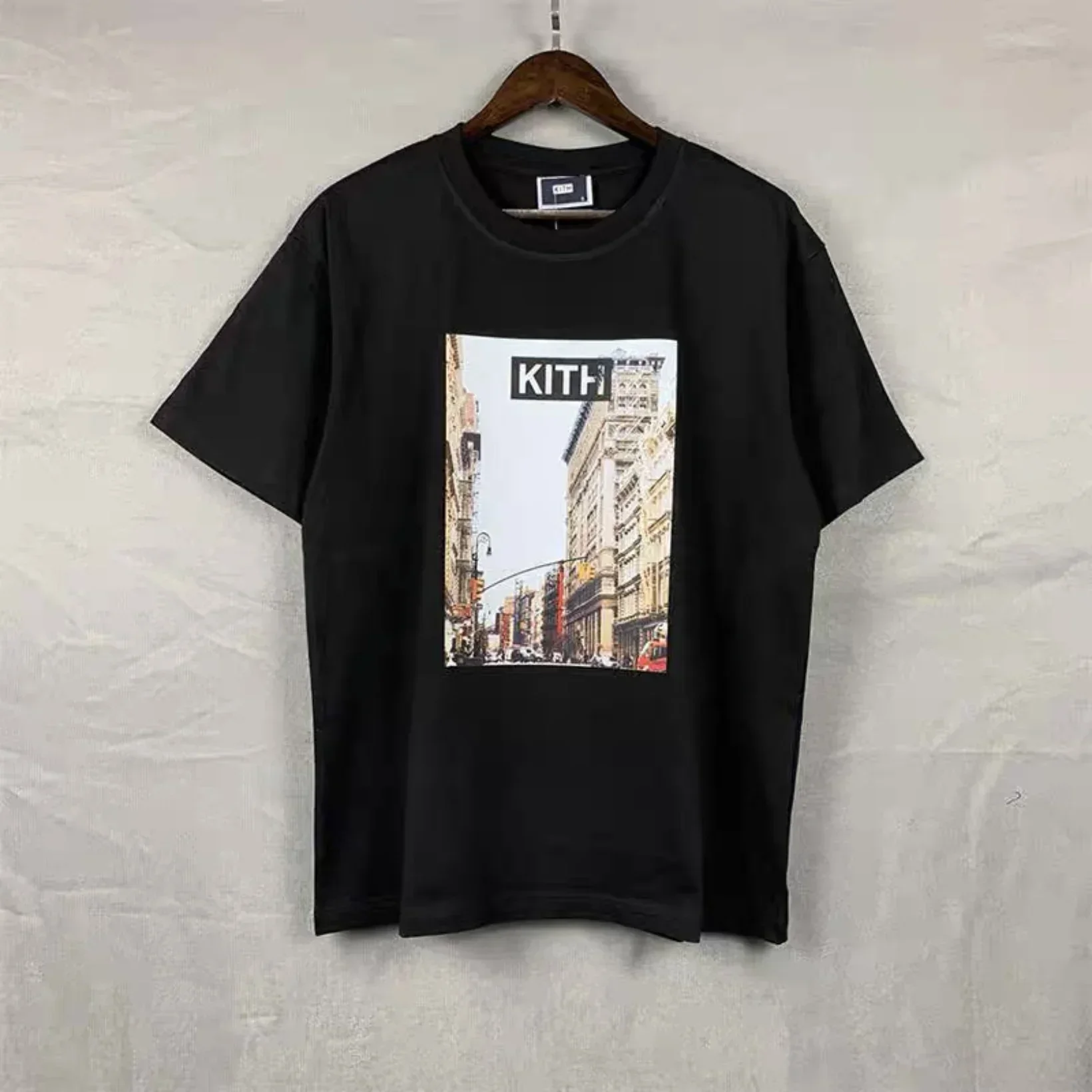 2024 Classic High Quality Men T-shirt KITH Brand Short Sleeve Tshirt Clothing Design Tee Women Luxury Cotton Summer Tops