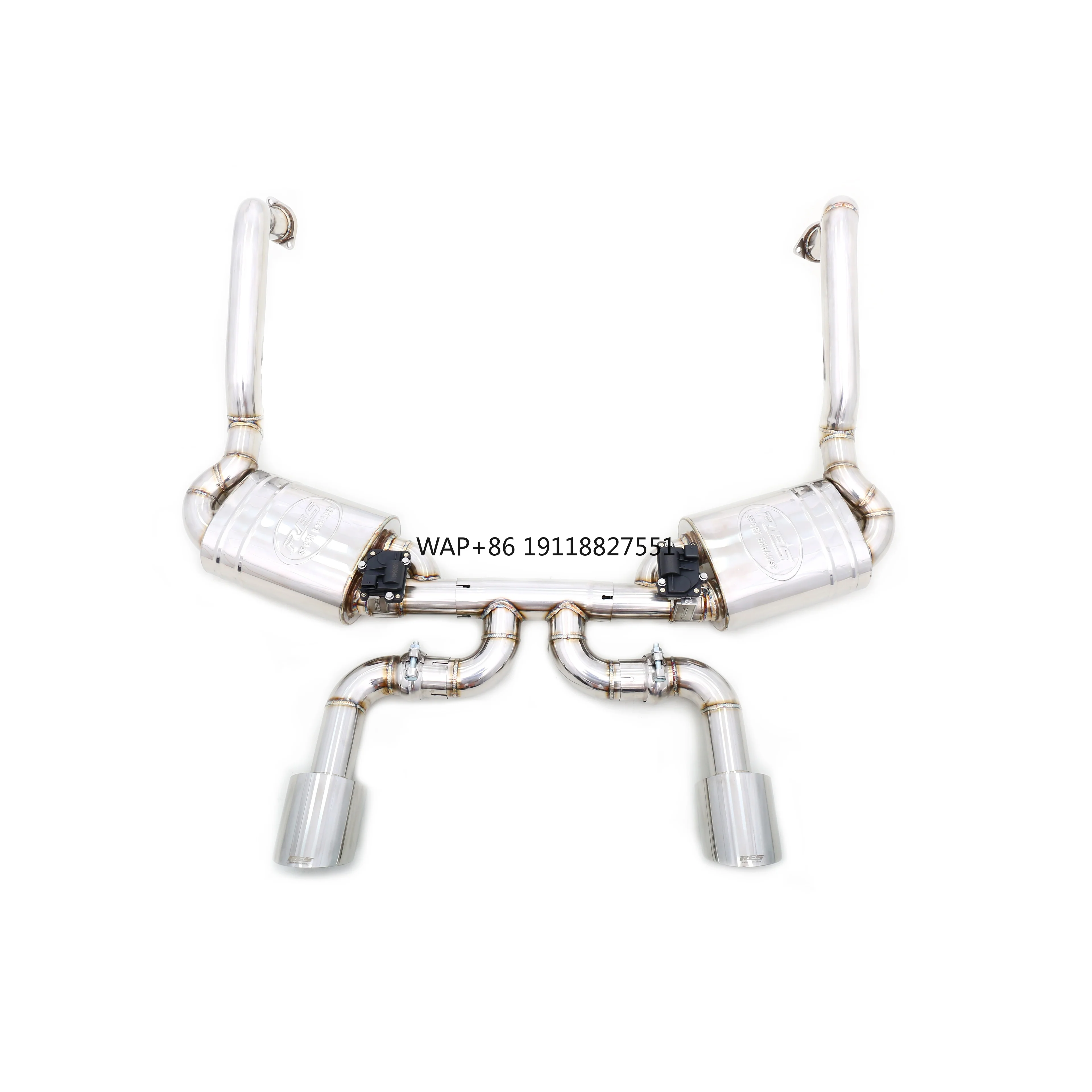 

Premium Quality Custom 304 Stainless Steel/Titanium /Boxster 981 2.7/3.4 Exhaust System Exhaust Pipes