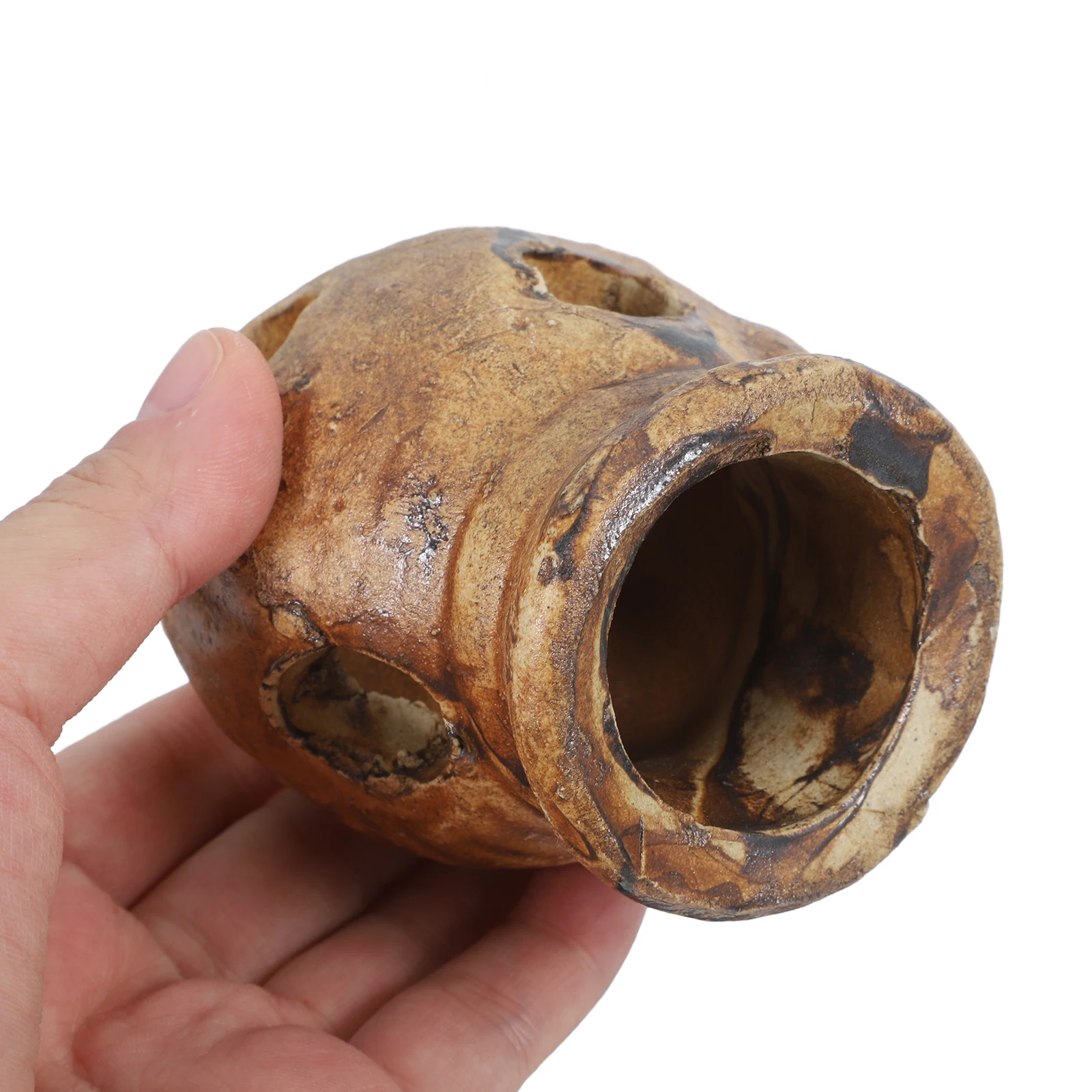 

Ceramic Decoration Aquarium Dome Betta Turtle Basking Platform Tunnel Breeding Hiding Place For Tank Betta Fish Cave Hideout