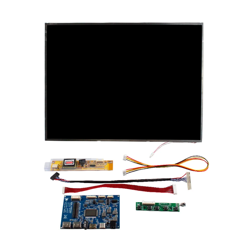 15 بوصة 1024X768 LVDS TFT شاشة LCD و HD MI نوع C USB لوحة تحكم 30 دبوس