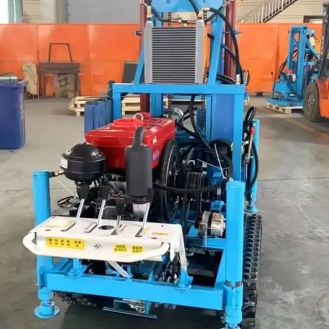 

Customized Diesel Water Well Drilling Rig 22-35HP Accurate Positioning 100-180m Deep