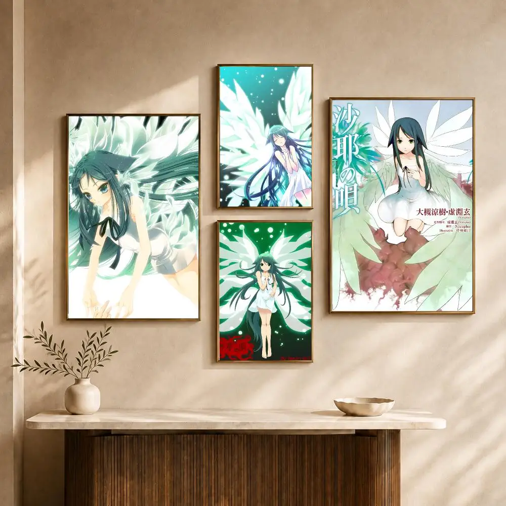 Game Song Of Saya Fuminori Horror Visual Novel Poster PP Decorative Poster Print Apartment Dorm Office Cafe Gift