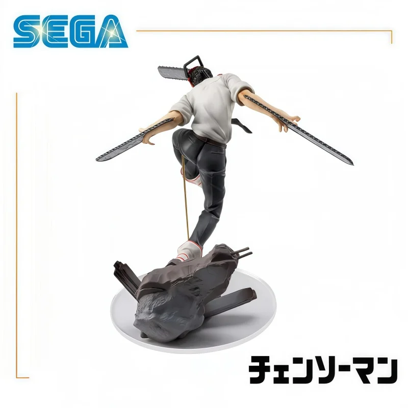In Stock 100% Original SEGA Chainsaw Man Denji Action Figure Model Doll Brand New Boxed Garage Toys Animation Peripherals