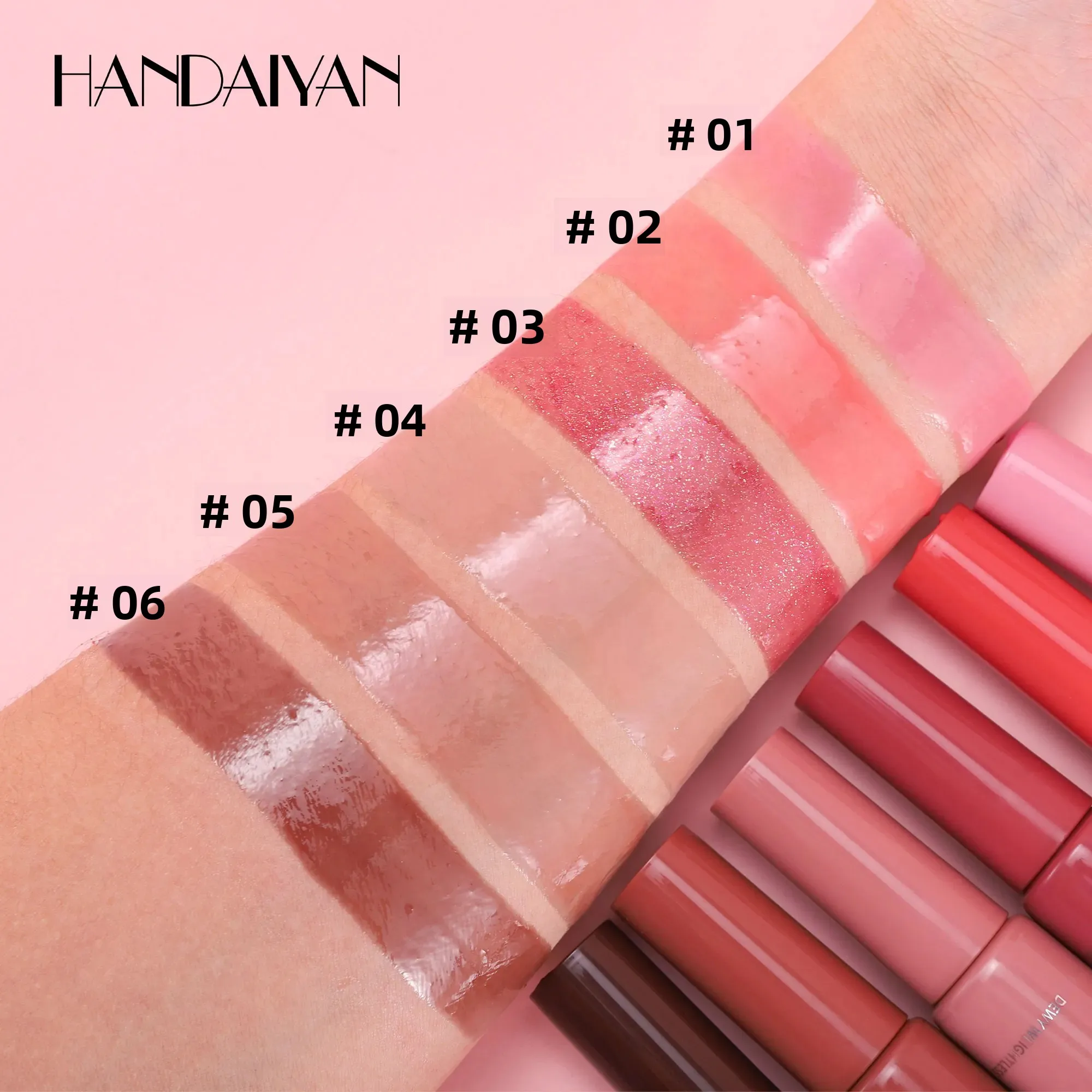 Acqua Luce Idratante Smalto per labbra Idratante Lucido perlescente Illumina le linee delle labbra Rossetto liquido all'olio Riduce la secchezza