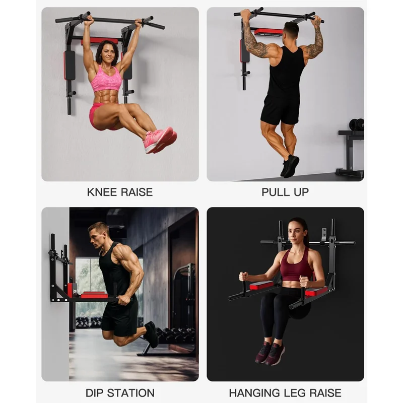 Hot Sale Household Indoor Wall Pull-up Fitness Equipment Training Sporting Set Horizontal bar and Parallel Bars Factory
