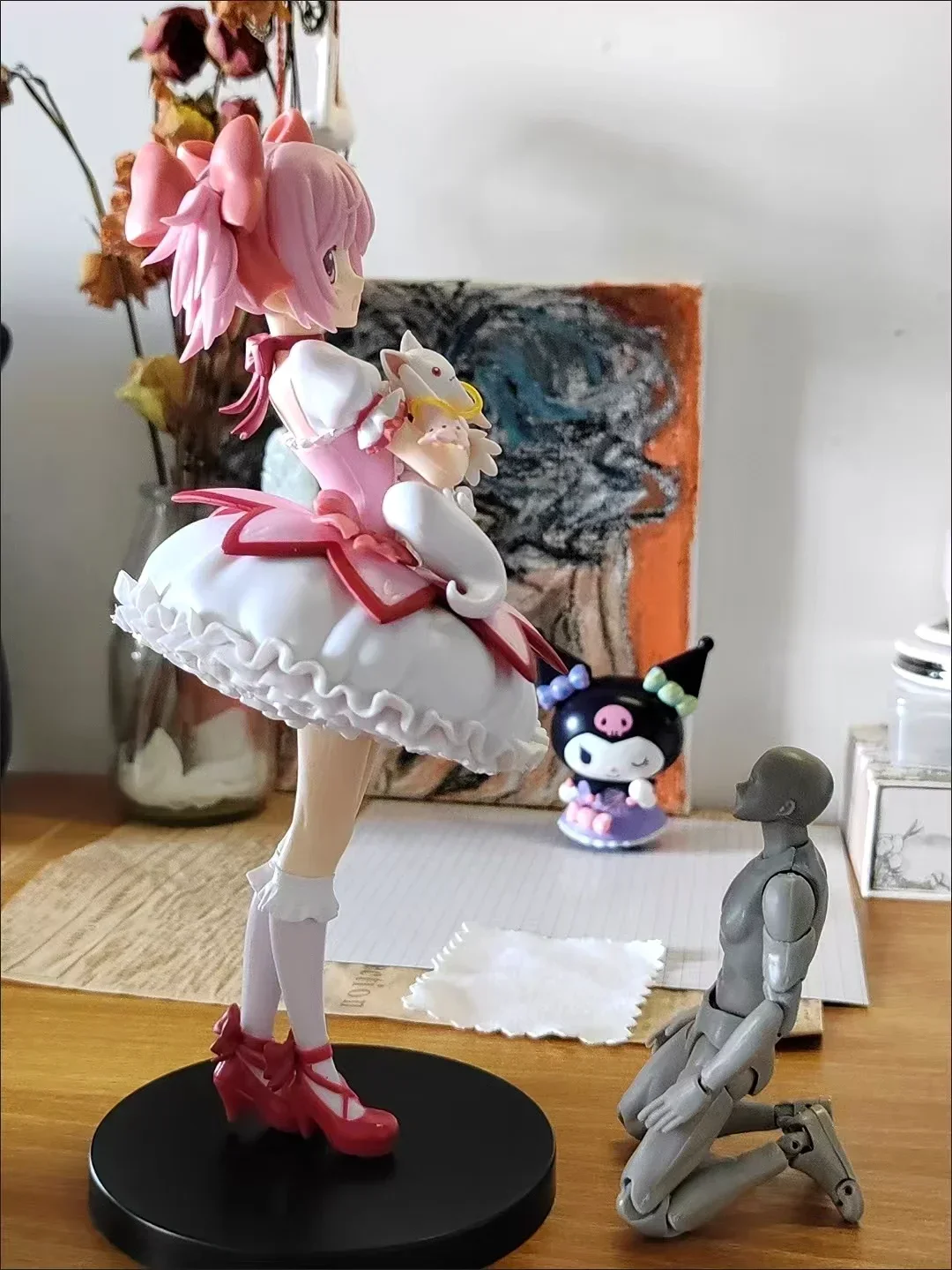 Authentic SEGA Magical Girl Madoka Magica Surrounding Witch Kaname Madoka Kyubey Anime Character Model Toy Hand-made Gift