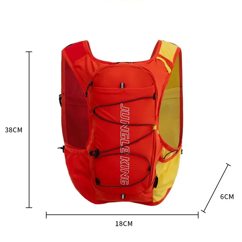 Jungle King 15L Rompi Hidrasi Sejuk Ransel Lari Trail Ransel Mendaki Berkendara Maraton Jogging Bersepeda Ringan