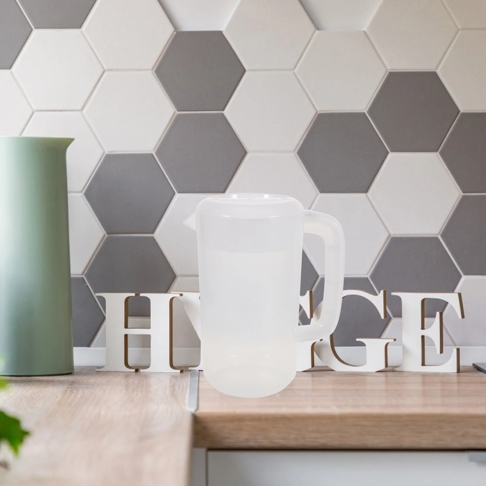 

2500 Ml Carafe for Cold Liquids Beverage Container Milk Clear Jug Pitcher Tea Kettle