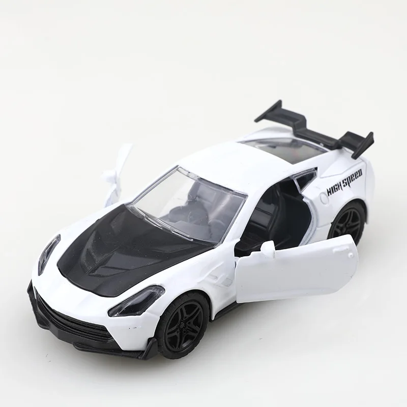 (bagged) 1:36 Metalowy Model Samochodu Wyścigowego Sportowego z Napędem Pull Back, Kolekcja Ozdób, Zabawki dla Chłopca