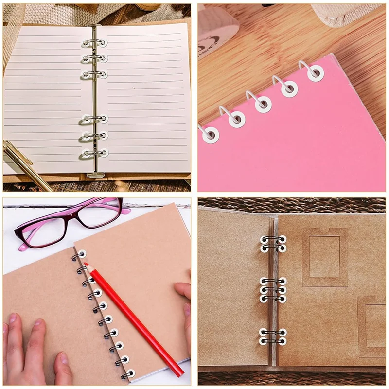 4000 قطعة من ملصقات تعزيز ثقب الثقب، ذاتية اللصق بقطر 1/4 بوصة، واقيات ثقب الورق ذات الأوراق السائبة