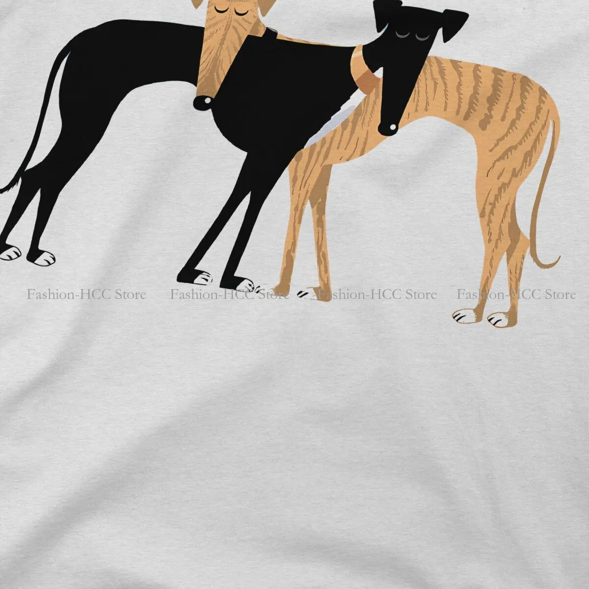 Geryhound Greyhounds Dog TShirt for Men Head Rest Brindle Hound Soft Summer Tee T Shirt Novelty Trendy