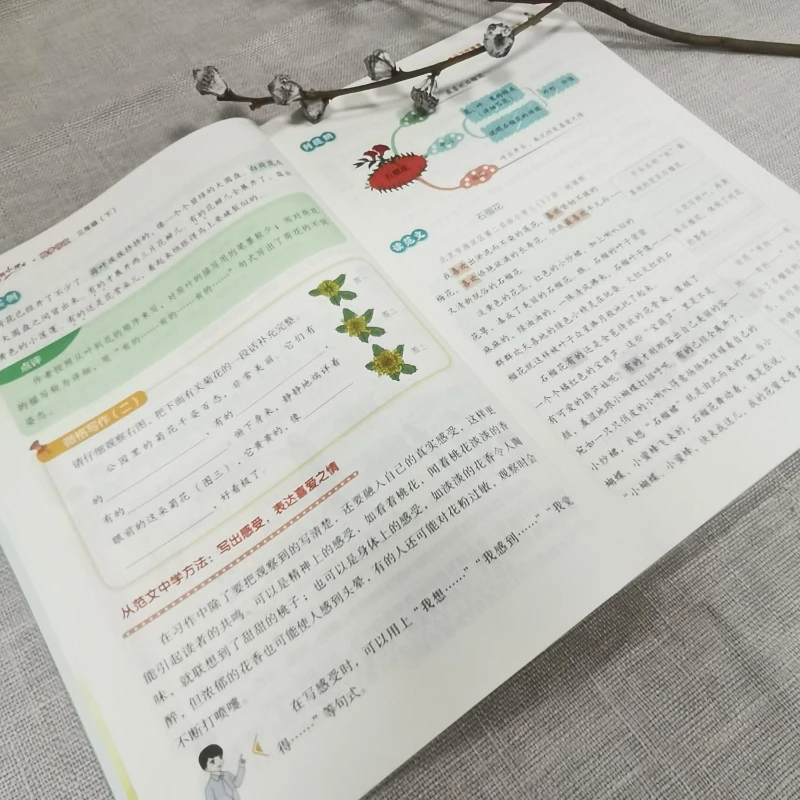 Third Grade Second Volume, Huanggang Xiaozhuangyuan Synchronous Composition Primary School Chinese Writing