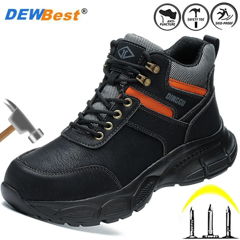 Electrician insulated shoes 6kv anti-smash anti-puncture site safety shoes work shoes wholesale cowhide shoes for men