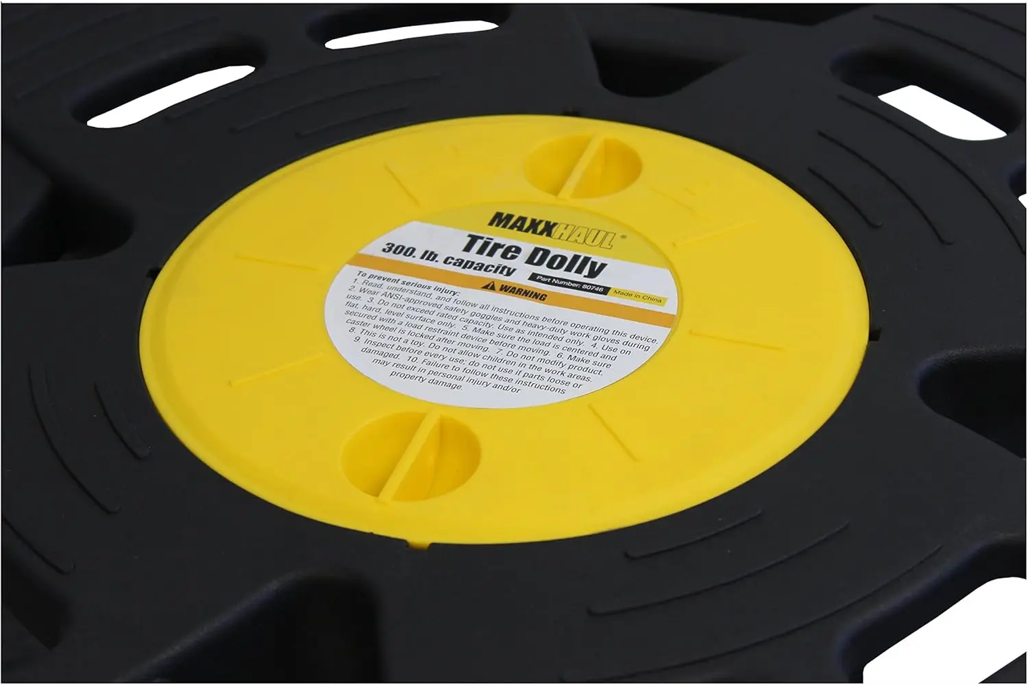 دوللي إطارات شديدة التحمل بسعة 300 رطل لسهولة صيانة ونقل المركبات