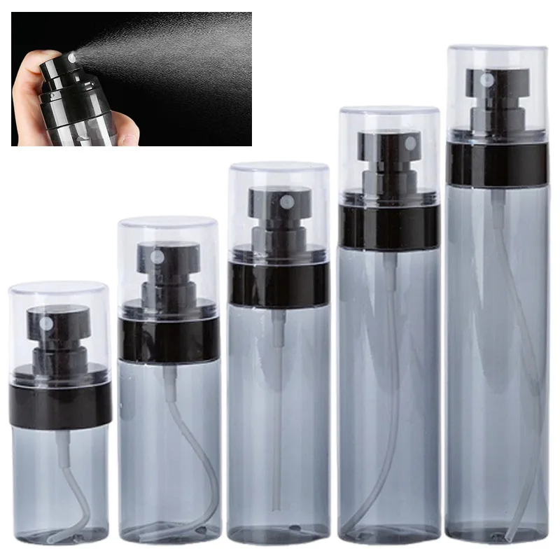 

10pcs 30-120ml Plastic Sprayer Bottles Alcohol Sterilised Container Bottle Cosmetic Fine Mist Sprayer Travel Refillable Bottle