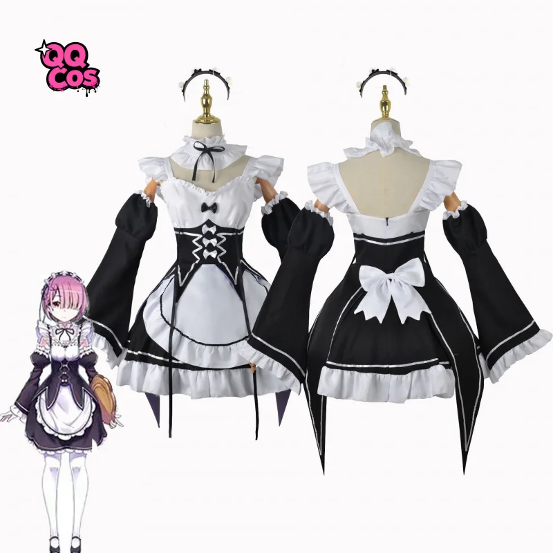 إعادة: صفر - بدء الحياة في عالم آخر ريم أزياء تنكرية للهالوين كرنفال حفلة عيد الميلاد لعب دور الملابس الملابس QQ Co