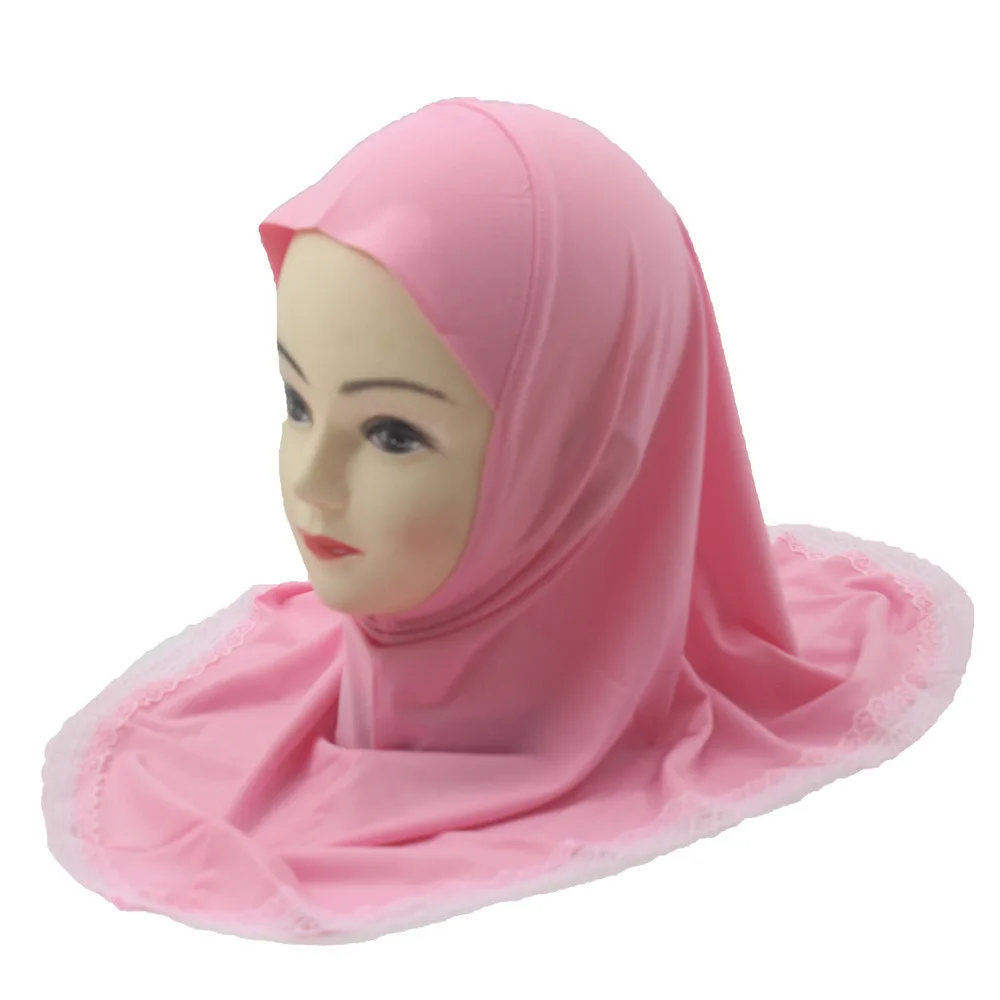 

Beautiful Small Girl Children Al Amira Hijab Inner Cap Fit 2-6 Years Old Muslim Kids Pull On Islamic Scarf Shawl Wrap Headscarf