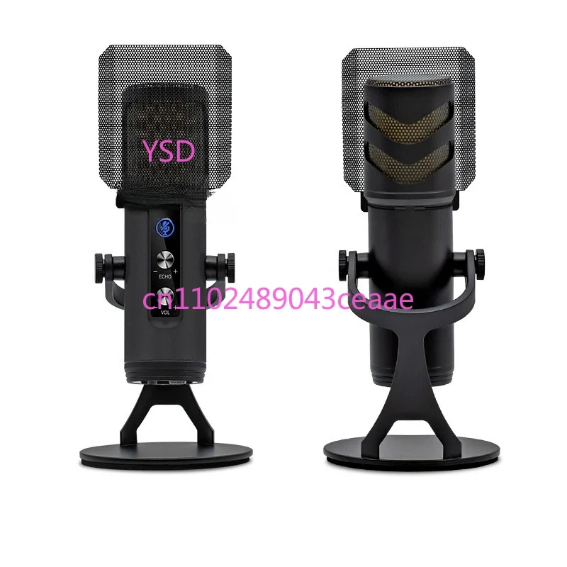 ZX-776 USB Microphone (English Version, RGB Lighting, Plug-and-Play for Computers, Hot Sale)