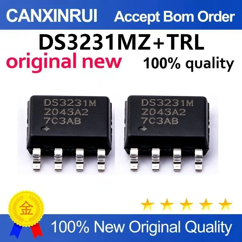 (5pcs-100pcs)Brand new original DS3231MZ+TRL silk screen DS3231M SOIC-8 real-time clock chip