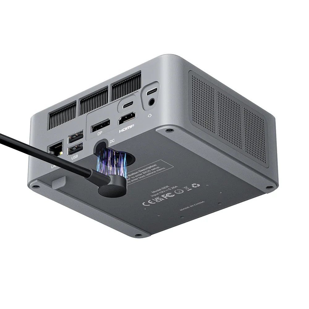 Beelink SER6 Max 7735HS Mini PC AMD R7 CPU 8 Cores Dual SO-DIMM DDR5 32G 1TB SSD 2.5G LAN Computer Gaming Mini Pc