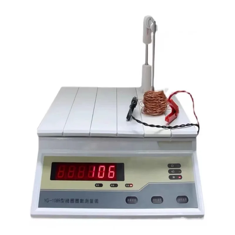 YG108 YG108R Coil Turns Tester With DC Resistance Test YG107A Toroidal Core Coil Winding Measuring Instrument