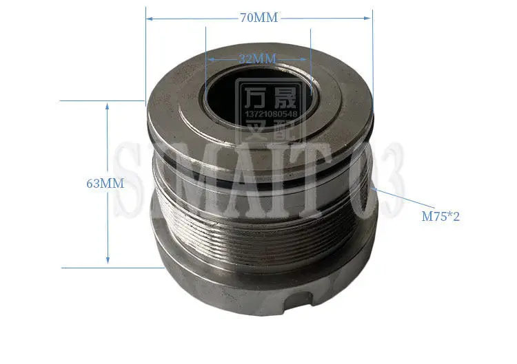 Forklift Tilt Cylinder Guide Sleeve Assembly with Oil Seal, D20B8-50201 for Heli 2-3Ton Forklift