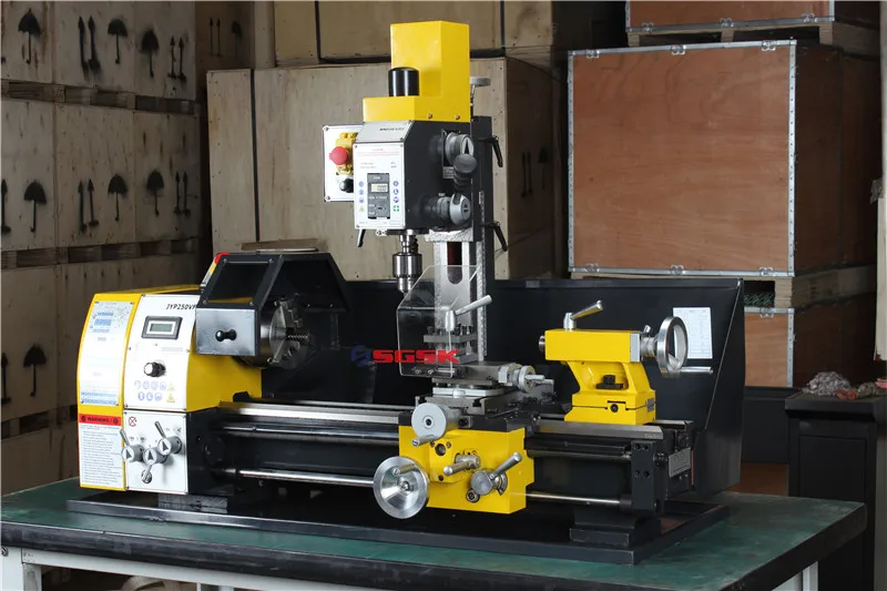 Mini  Lathe Mill Combo JYP250VF Metal 3 in 1 Lathe Machine