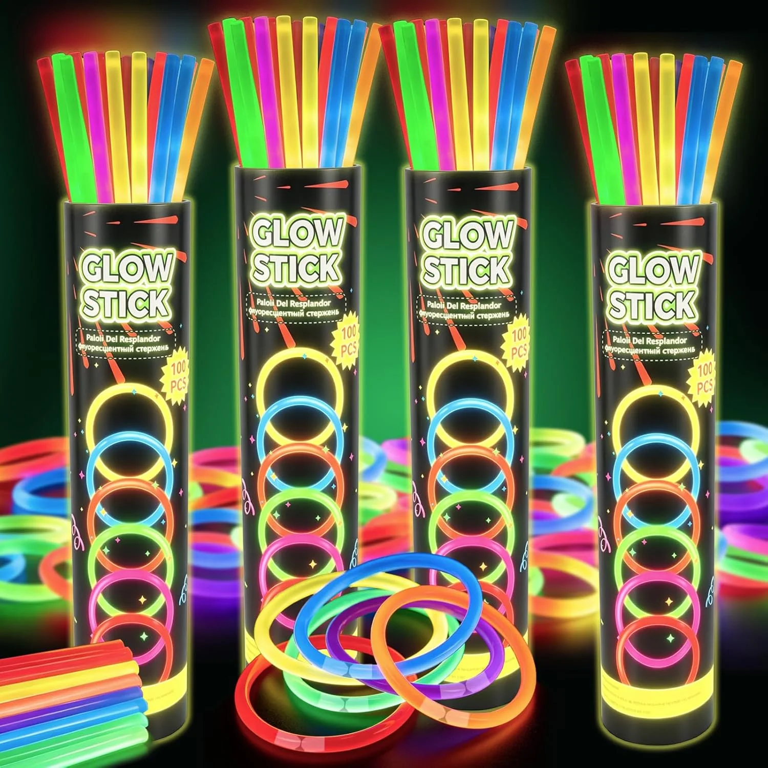 Luminous Glow Stick Bracelet Disposable Concert Cheer Stick Festival Stage Atmosphere Light Toy For Children Bulk Supply