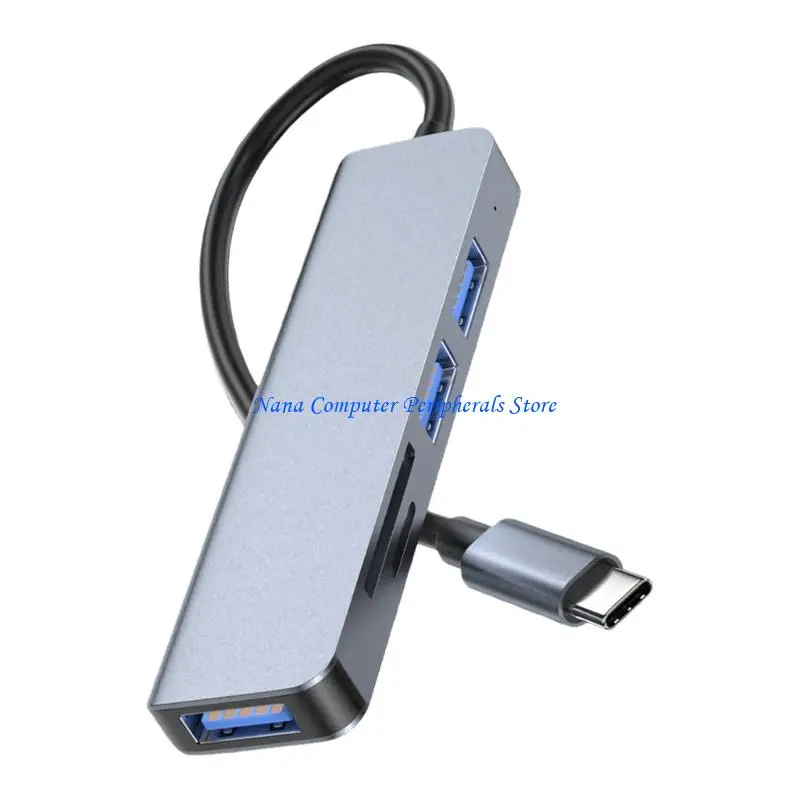 F68C Universal USB C To HDTV Adapter With USB3.0 And Memory Card Reader For Laptop