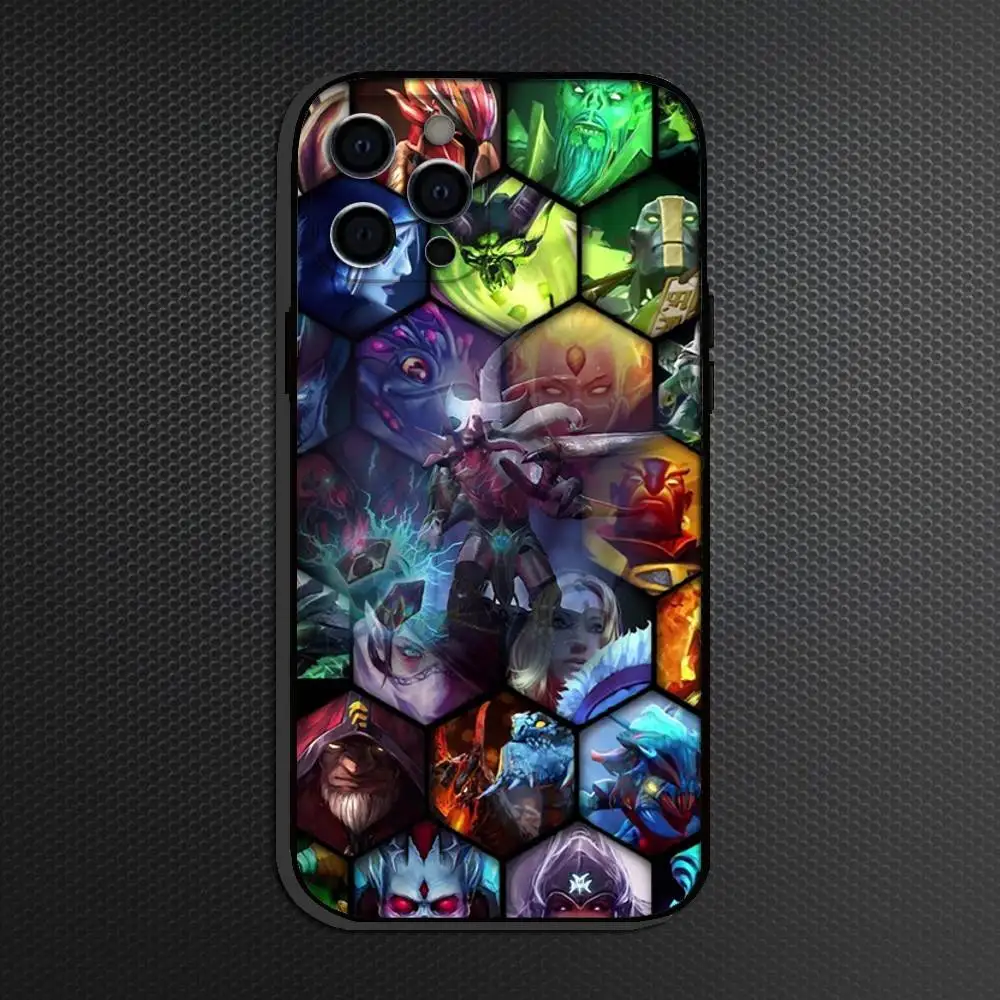 

Dota2 Void-Void Faceless Phone Case For iPhone 16,15,14,13,12,11 Plus,Pro Max, Soft Silicone Black Cover