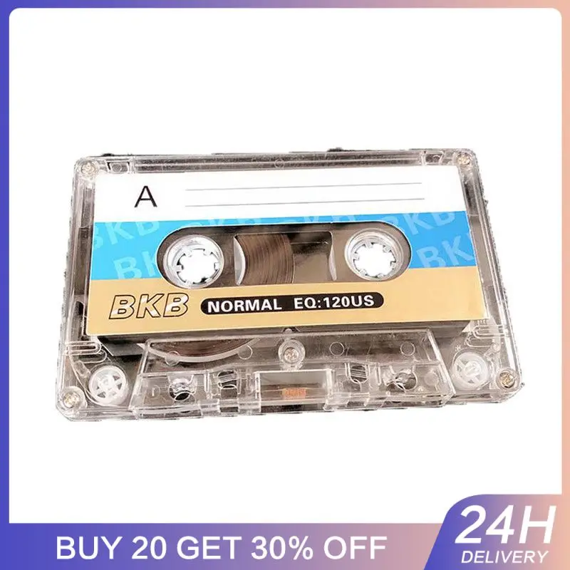 Standard Cassette Blank Tape Player Empty Tape With 60 Minutes Magnetic Audio Tape Recording For Speech Music Recording