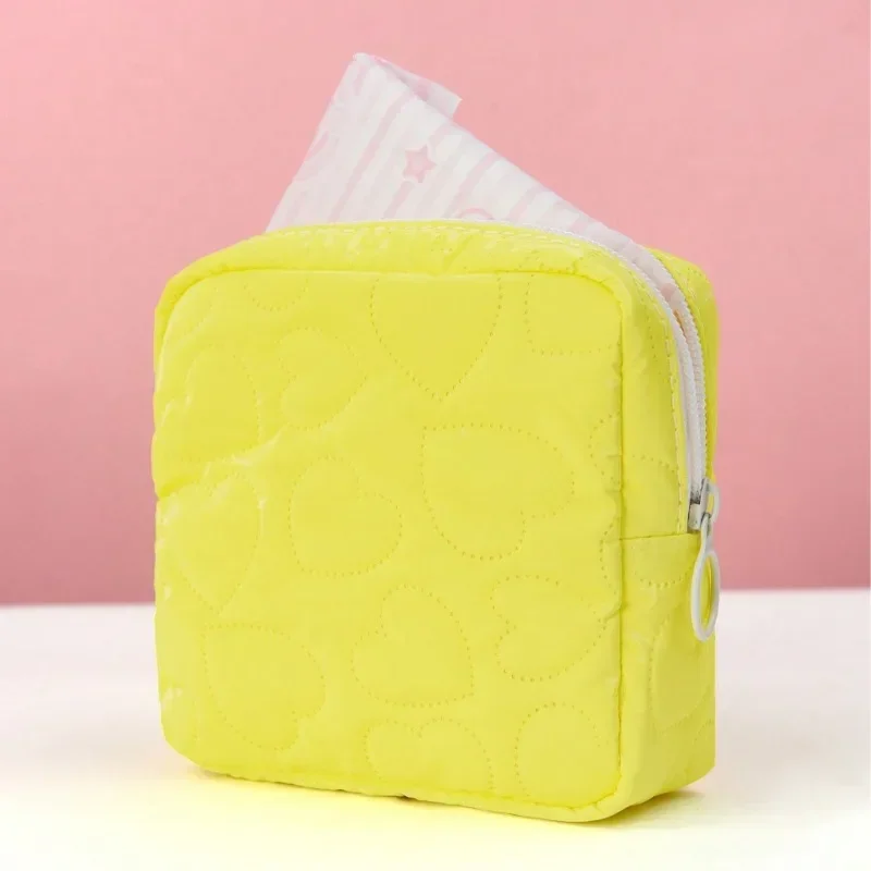 Bolsa de cosméticos cuadrada brillante para mujer, bolsa de maquillaje, bolsa de almacenamiento portátil de PU impermeable, organizador de