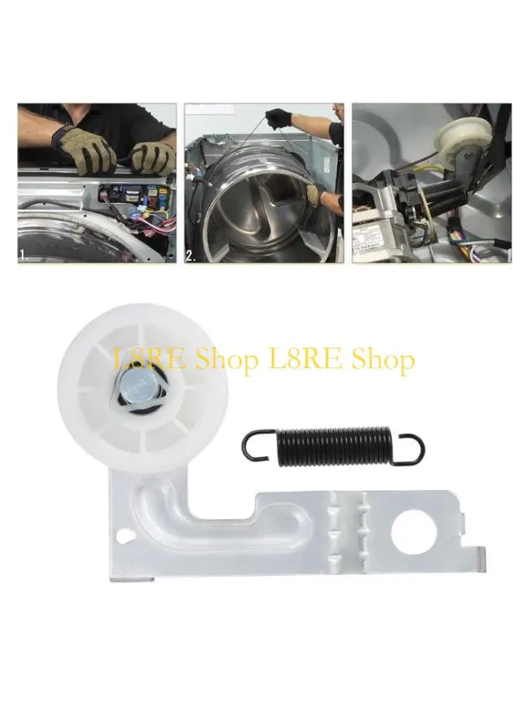 L8RE Dryer Pulley Assembly Drying Machine Pulley for Reduced Noise Output Utilizing Metal Texture Corrosion Resistant
