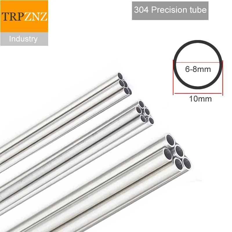 OD10mm 304 stainless steel tube no weld precision pipe Outer diameter 10mm wall 1mm-2.5mm,tolerance 0.05mm polish inside outside