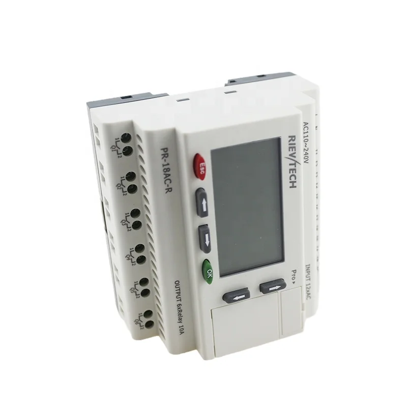 Controlador lógico programável micro PLC PR-18AC-R de vendas quentes
