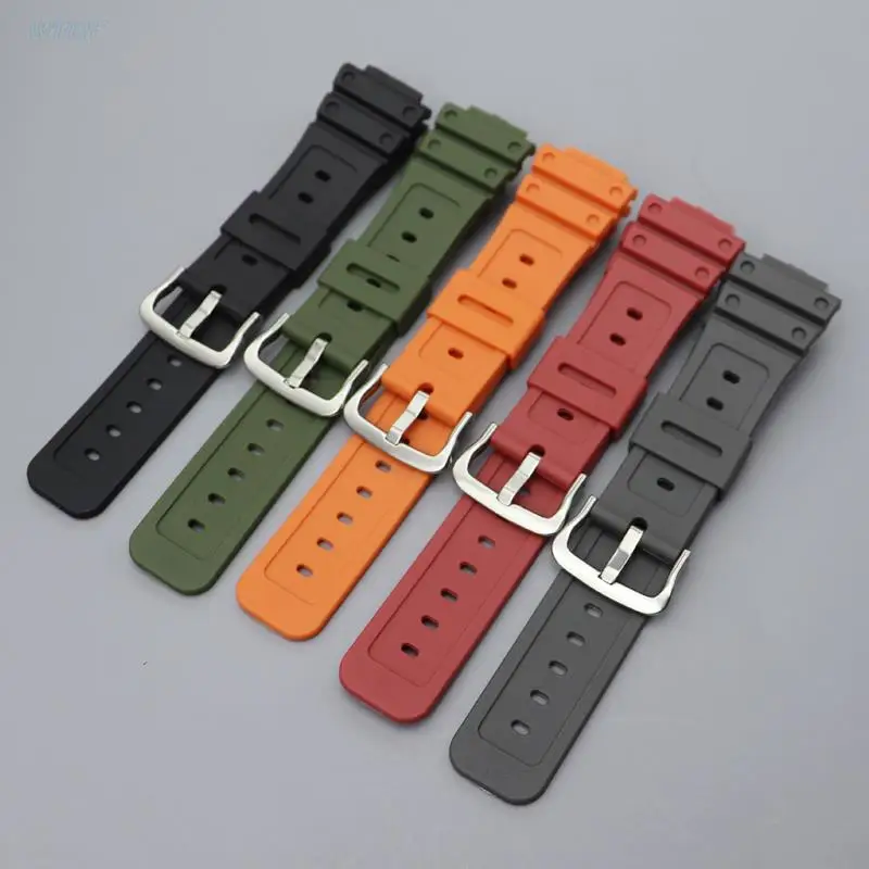 Silicone Watchband for Casio G-Shock DW5600 ,GLS-5600,GW-M5610,G-5600,GW-B5600,GLX-5600,GB-5600,GW-6900 Bracelet Strap Band 16mm