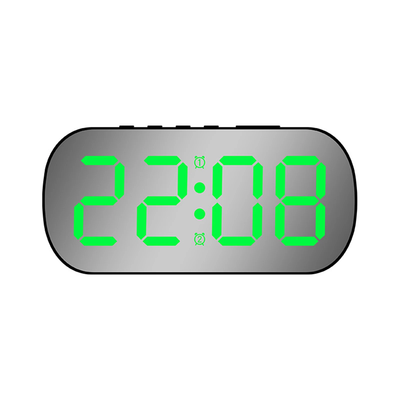 

Alarm Clock With Night Mode Digital Display Brightness Adjustment Table Clock Digital Alarm Clock