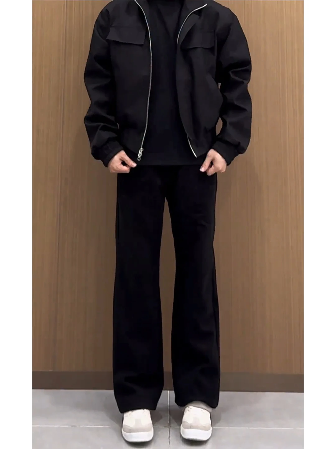 

Мужские брюки Bla Fce с высокой талией, прямые, зауженные к низу, молодежные, повседневные, однотонные